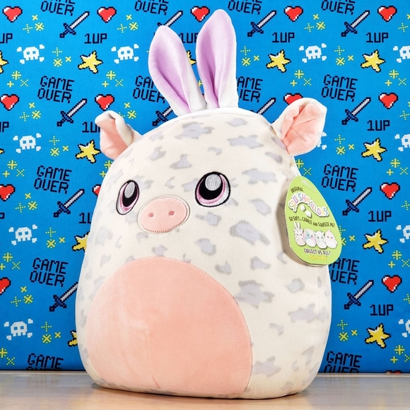 Squishmallow Rosie the Spotted Pig 12" UltraSoft Easter Holiday Stuffed Plush - Picture 6 of 12